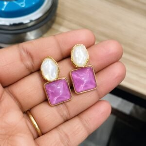 Korean Purple Studs for Girls || Korean Studs for Women